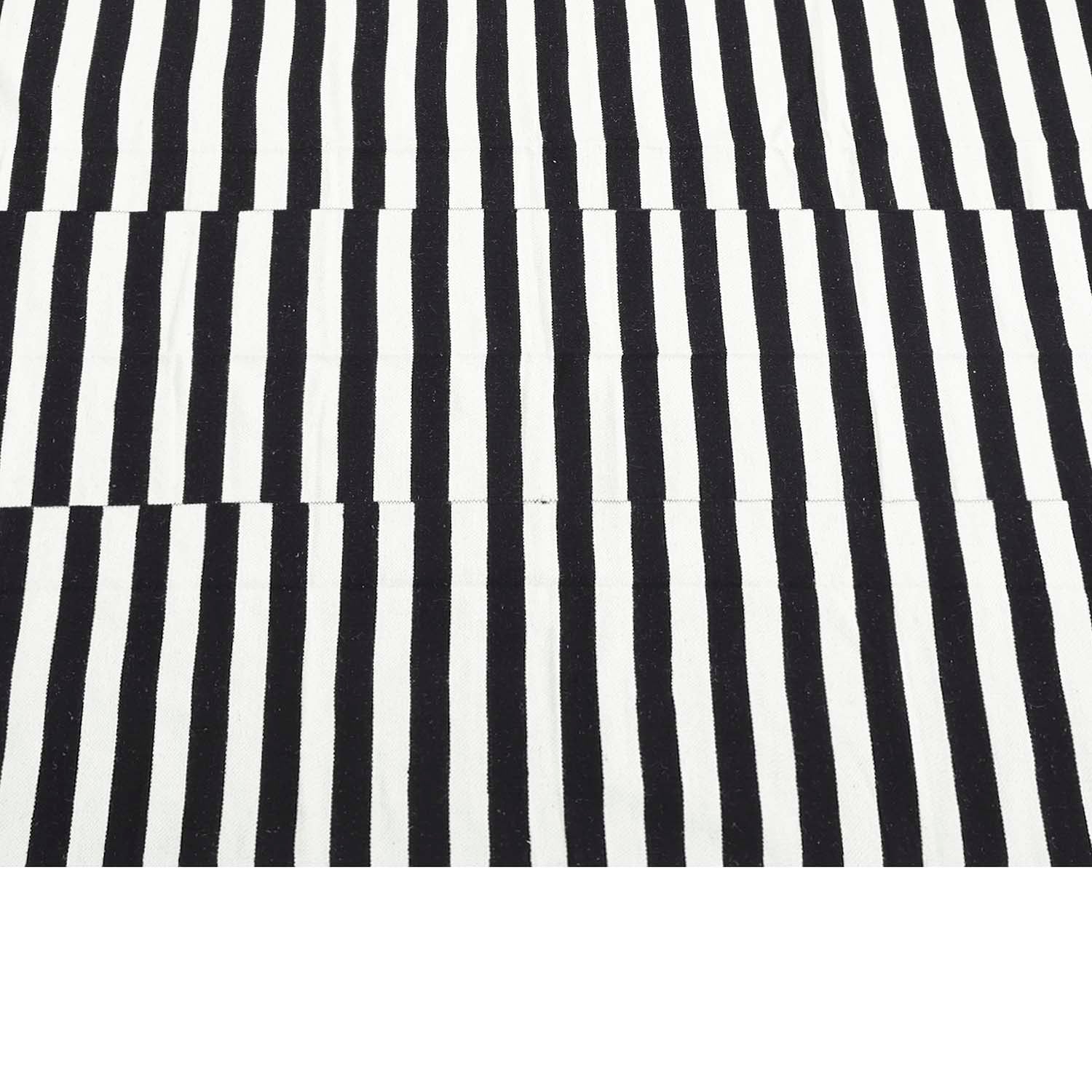 Alfombra Handwoven Rustic 190X290 Negro/Blanco DIB