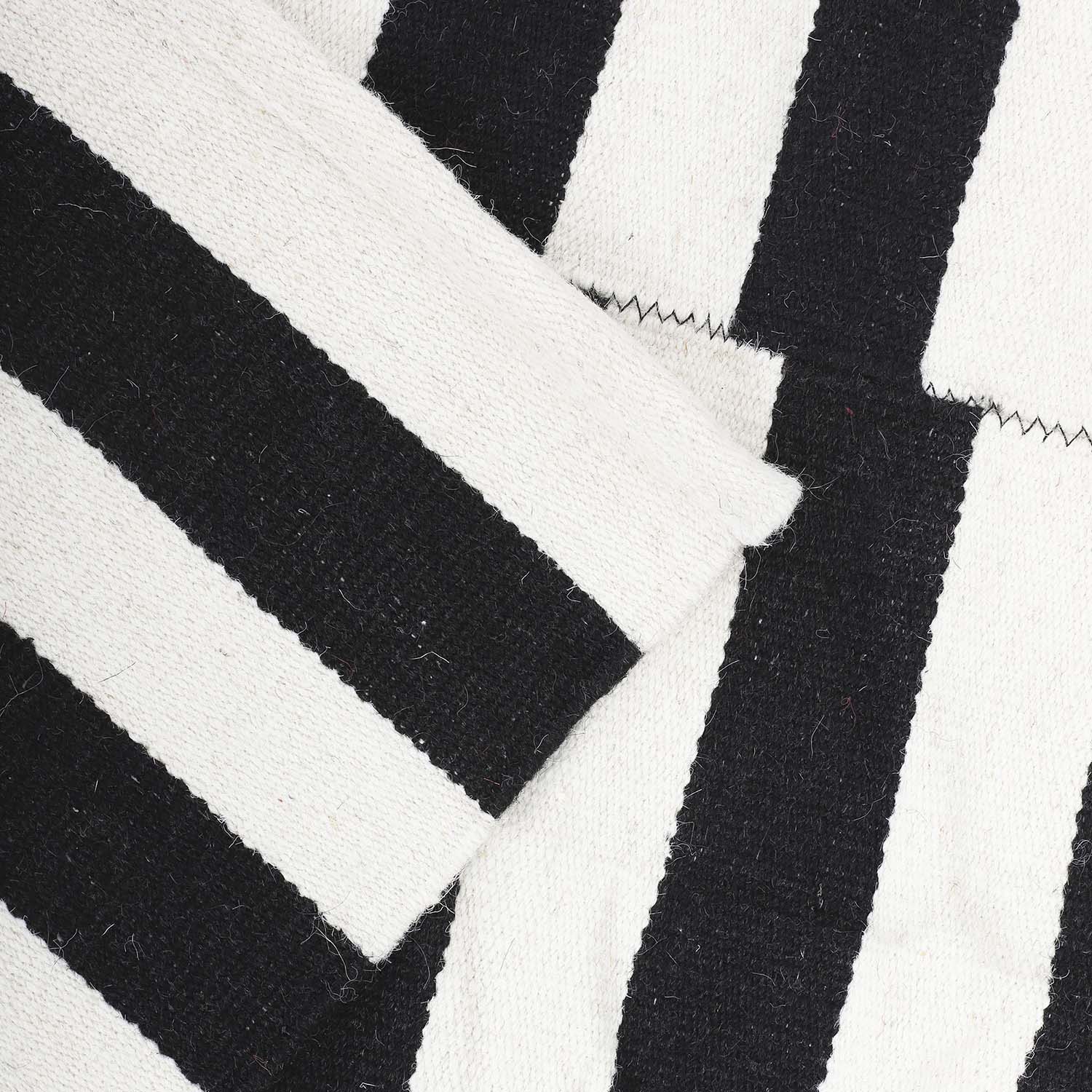 Alfombra Handwoven Rustic 190X290 Negro/Blanco DIB