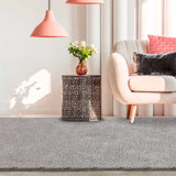Alfombra Shaggy Colors 133X180 Gris DIB