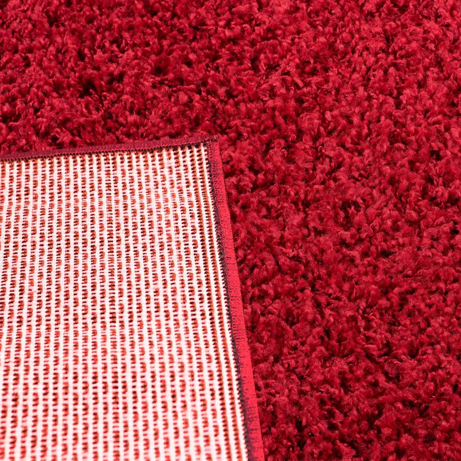 Alfombra Shaggy Colors 150X200 Rojo DIB