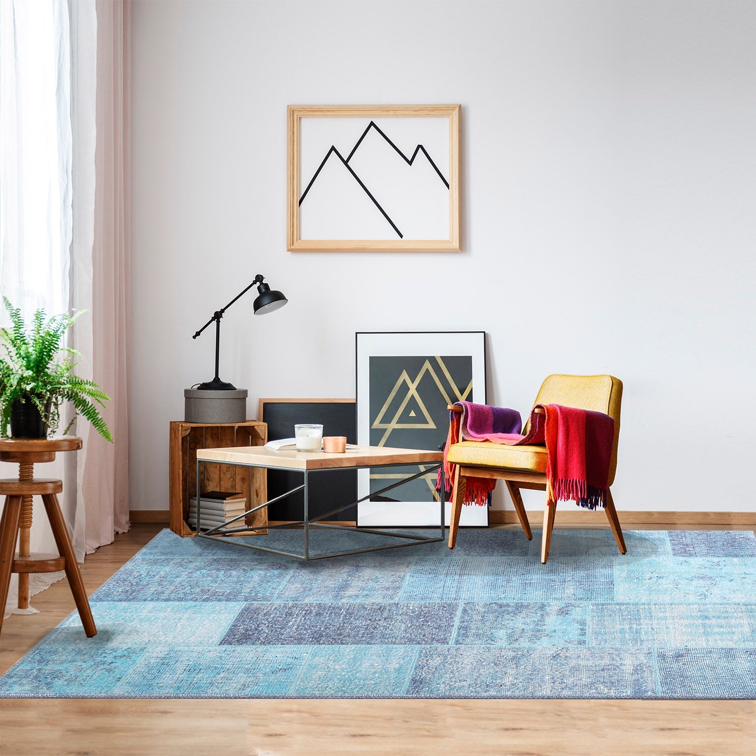 Alfombra Kyle 230X330 G29-3 Blue DIB