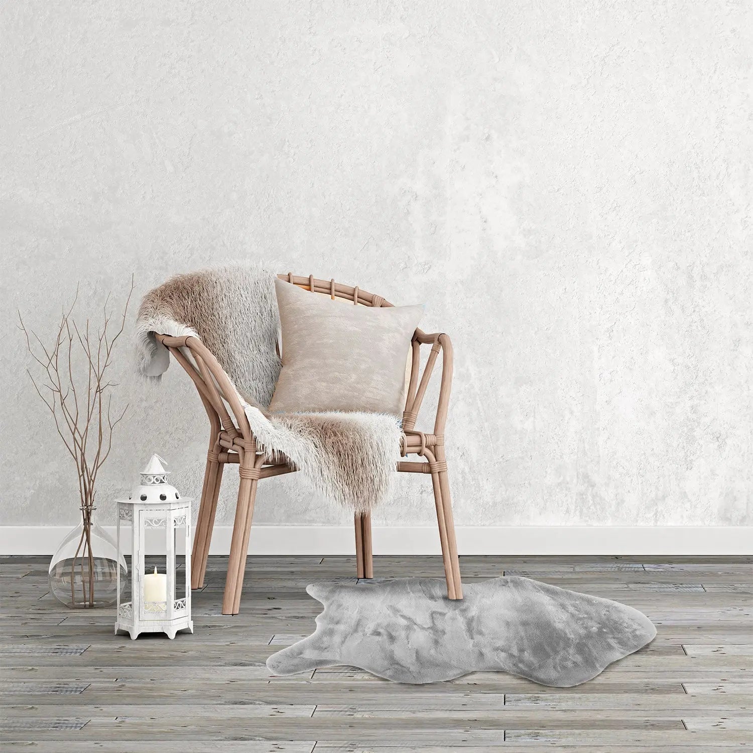 Alfombra Luxury Soft 60X90 Gris DIB