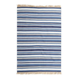 Alfombra Natural Stripe 190X290 Azul 252891 DIB