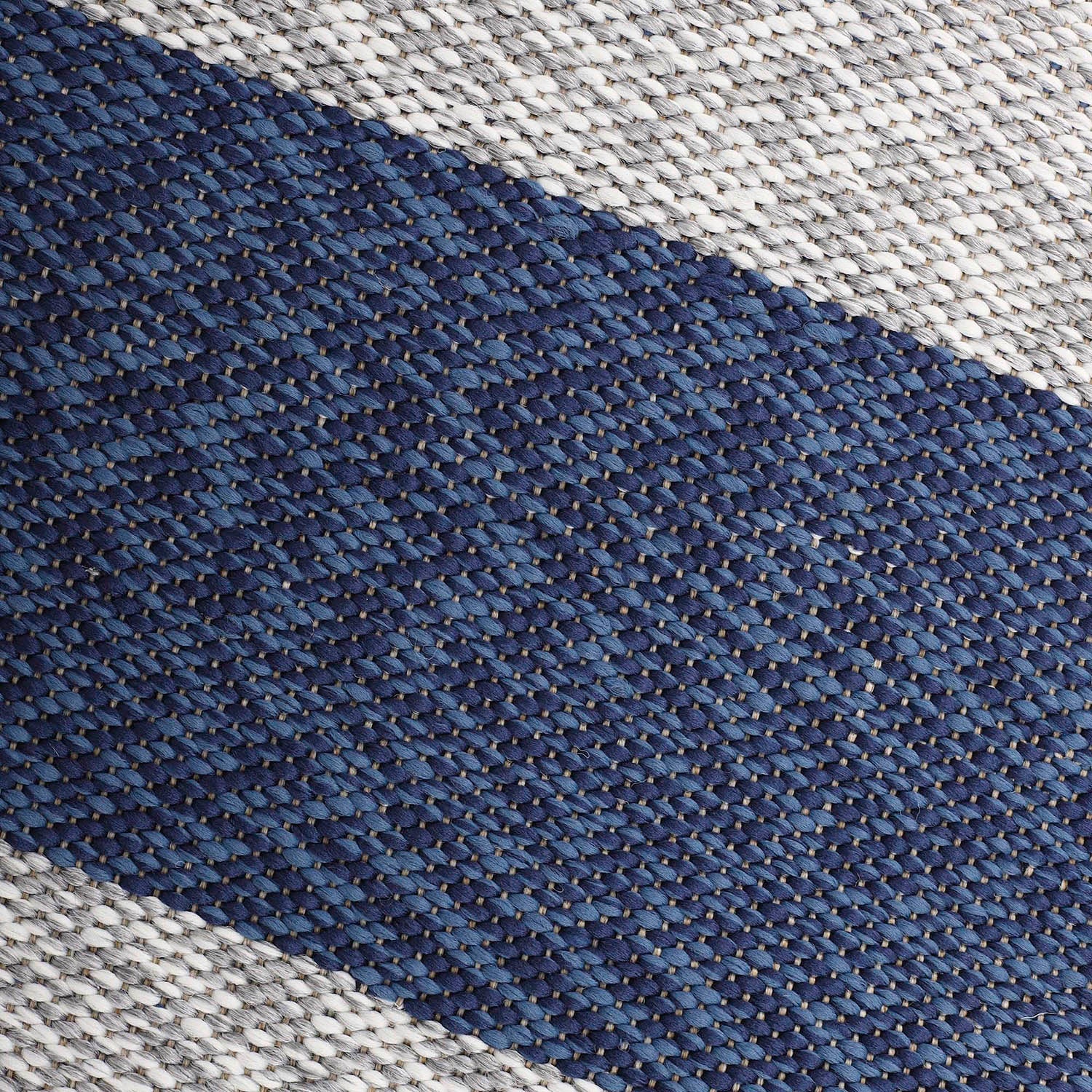 Alfombra Natural Stripe 190X290 Azul 252891 DIB