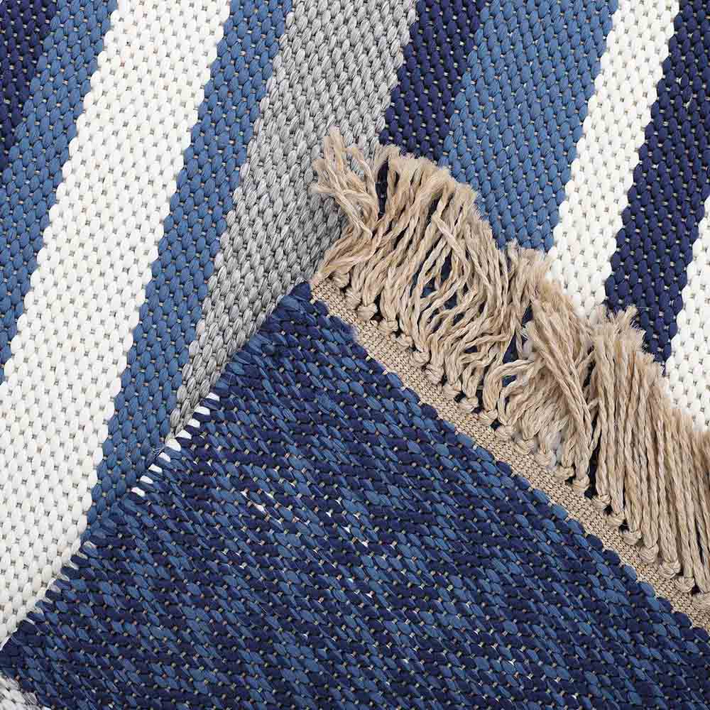 Alfombra Natural Stripe 190X290 Azul 252891 DIB