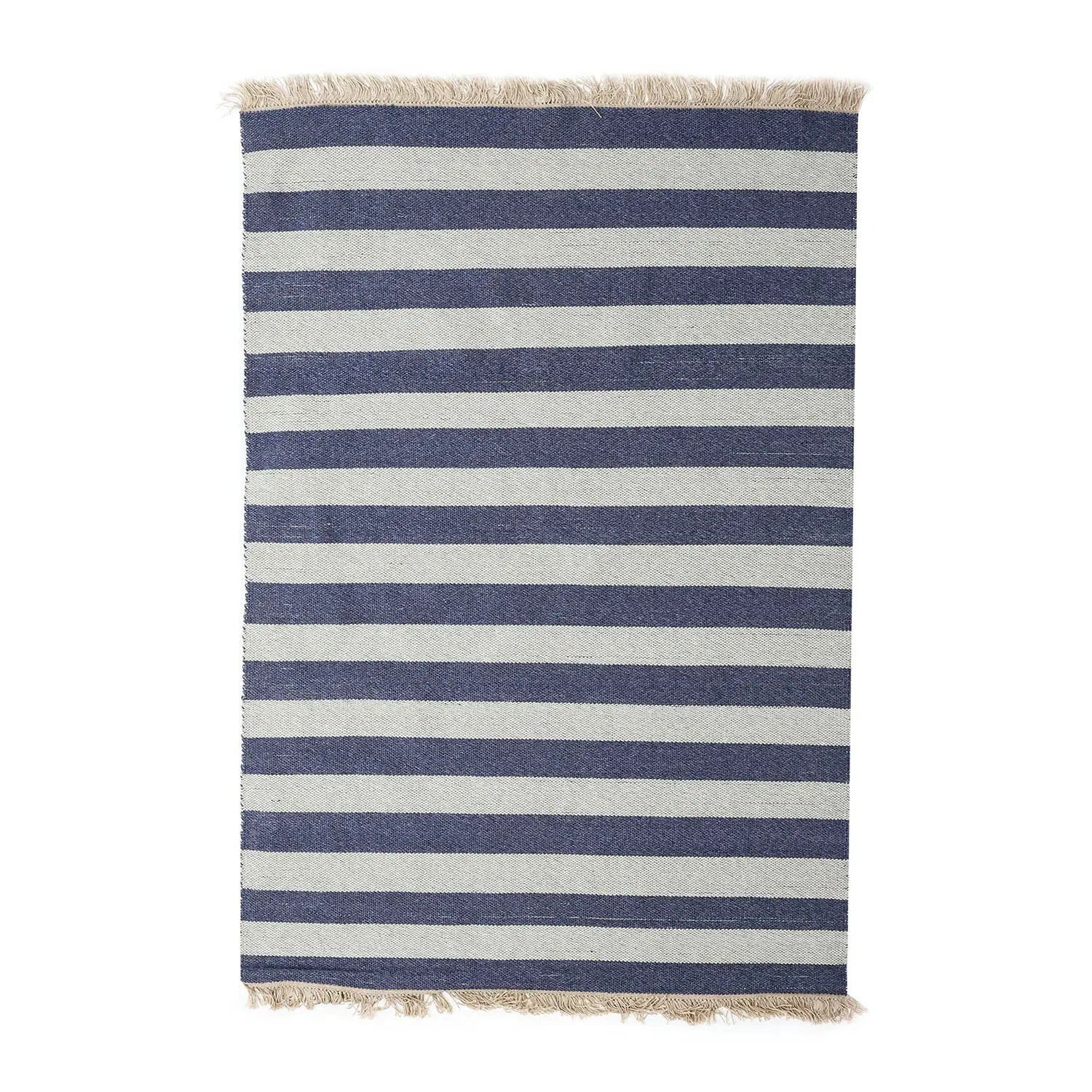 Alfombra Natural Stripe 190X290 Azul 253201 DIB