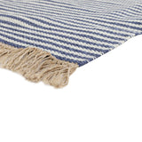 Alfombra Natural Stripe 190X290 Azul 253201 DIB