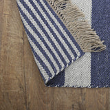 Alfombra Natural Stripe 190X290 Azul 253201 DIB
