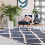 Alfombra Shaggy Design 180X275 Aqua DIB