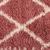 Alfombra Shaggy Design 180X275 Rosa 4536 DIB