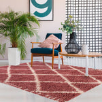 Alfombra Shaggy Design 180X275 Rosa 4536 DIB