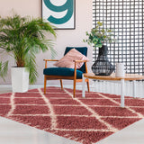 Alfombra Shaggy Design 180X275 Rosa 4536 DIB