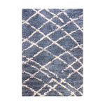 Alfombra Shaggy Design 180X275 Azul DIB