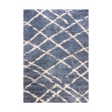 Alfombra Shaggy Design 180X275 Azul DIB