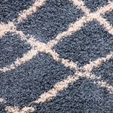 Alfombra Shaggy Design 180X275 Azul DIB