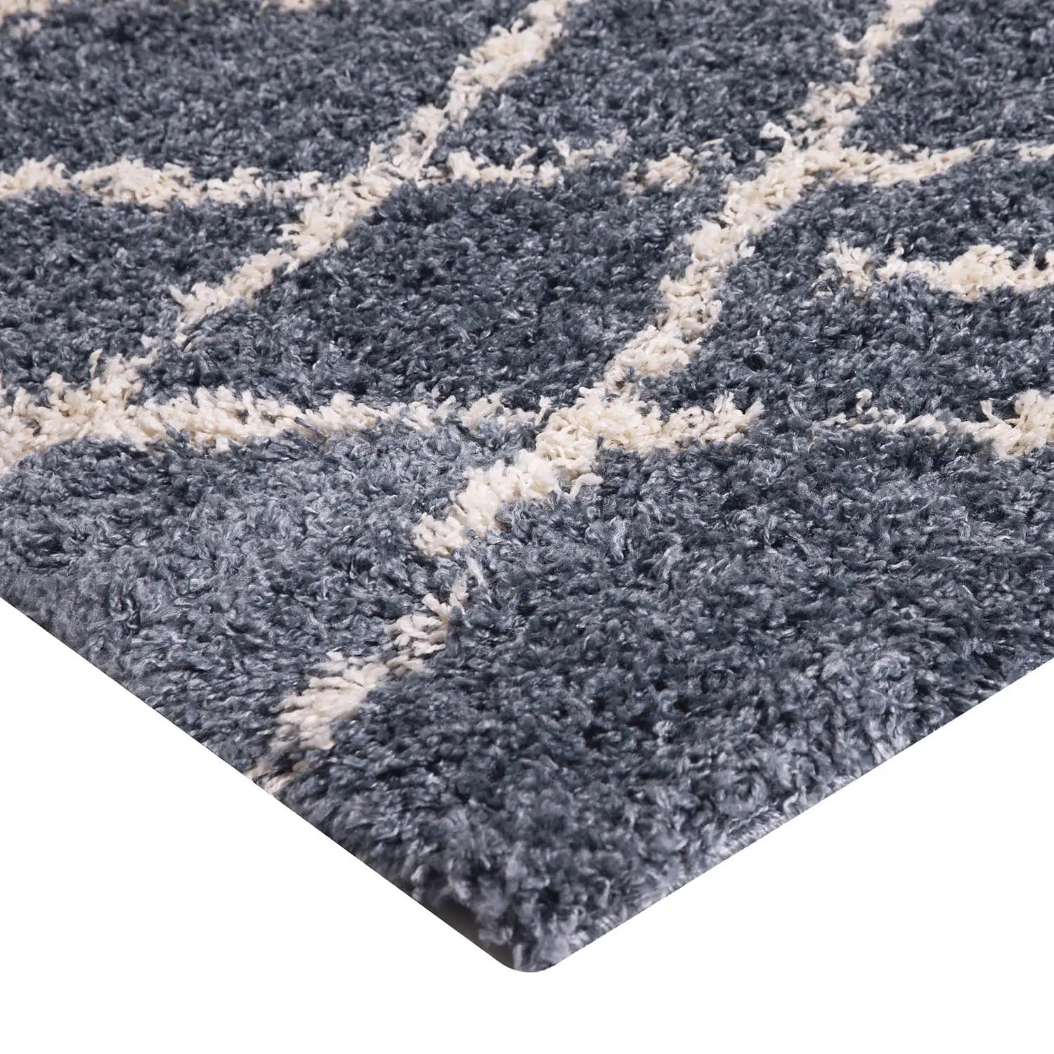 Alfombra Shaggy Design 180X275 Azul DIB