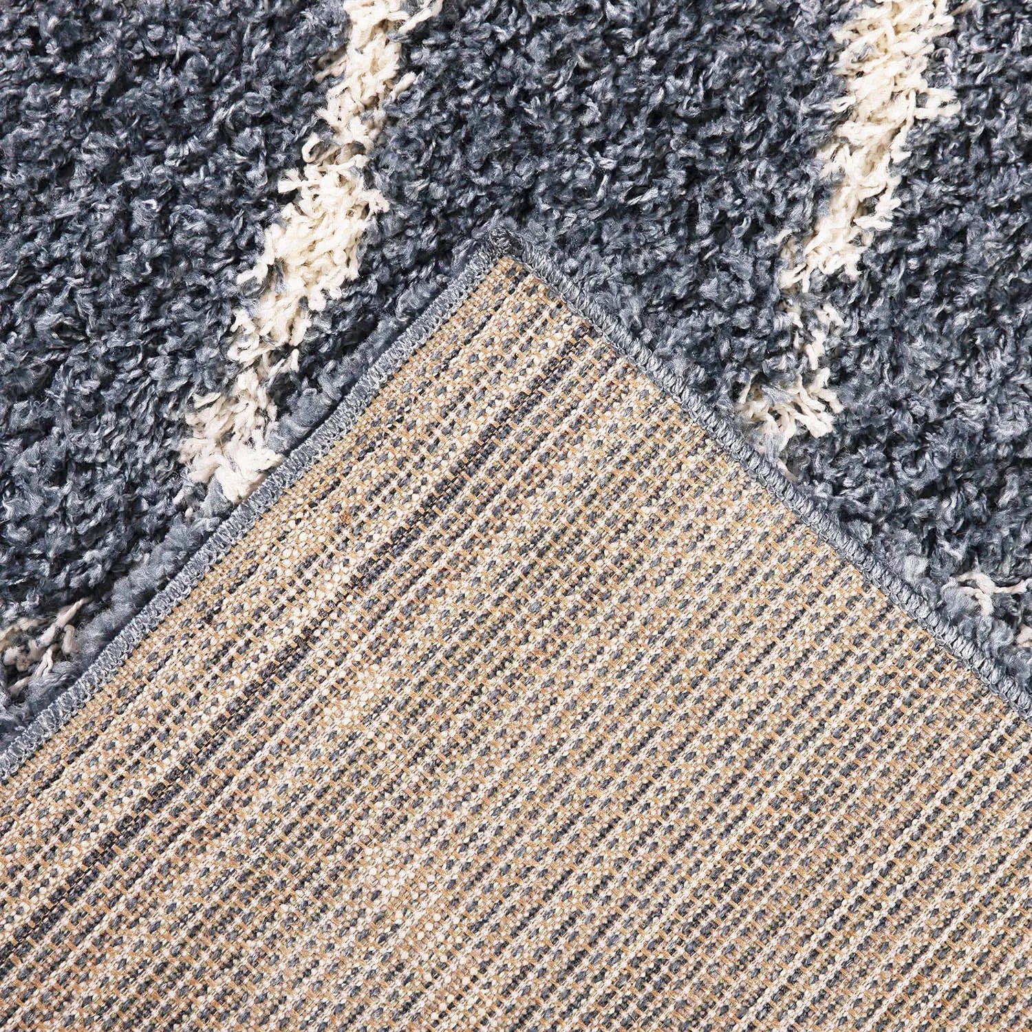 Alfombra Shaggy Design 180X275 Azul DIB