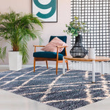 Alfombra Shaggy Design 180X275 Azul DIB