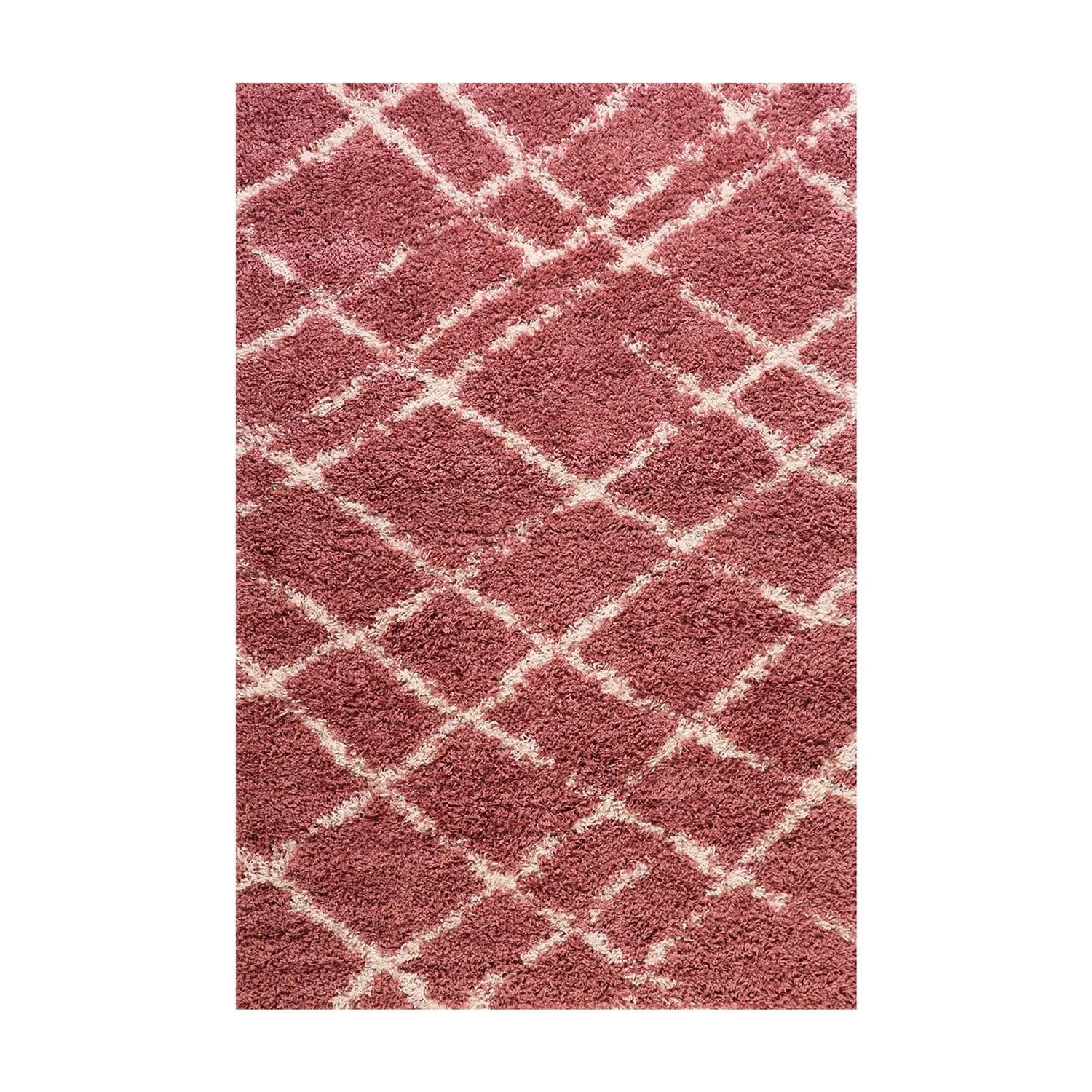 Alfombra Shaggy Design 180X275 Rosa 138136 DIB