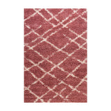 Alfombra Shaggy Design 180X275 Rosa 138136 DIB