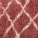Alfombra Shaggy Design 180X275 Rosa 138136 DIB