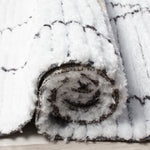 Alfombra Mystique 160x230 Blanco/ Gris DIB