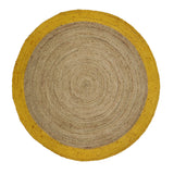 Alfombra Yute Red. Cancun 150X150 Mostaza DIB