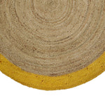 Alfombra Yute Red. Cancun 150X150 Mostaza DIB