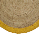 Alfombra Yute Red. Cancun 150X150 Mostaza DIB