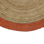 Alfombra Yute Red. Cancun 150X150 Naranjo DIB