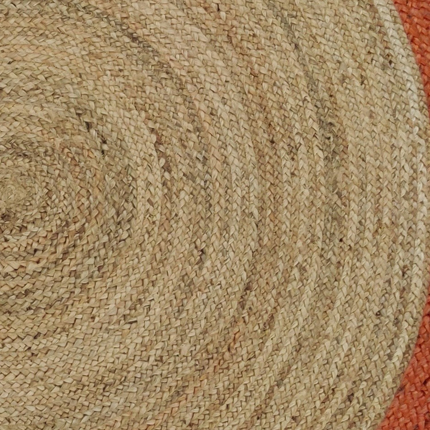 Alfombra Yute Red. Cancun 150X150 Naranjo DIB
