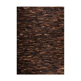 Alfombra Cuero Fashion 140X200 Kb-89 Brown DIB