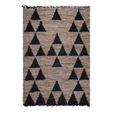 Alfombra Natural Leather Mix 160X230 619 Charcoal DIB