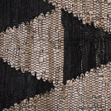 Alfombra Natural Leather Mix 160X230 619 Charcoal DIB