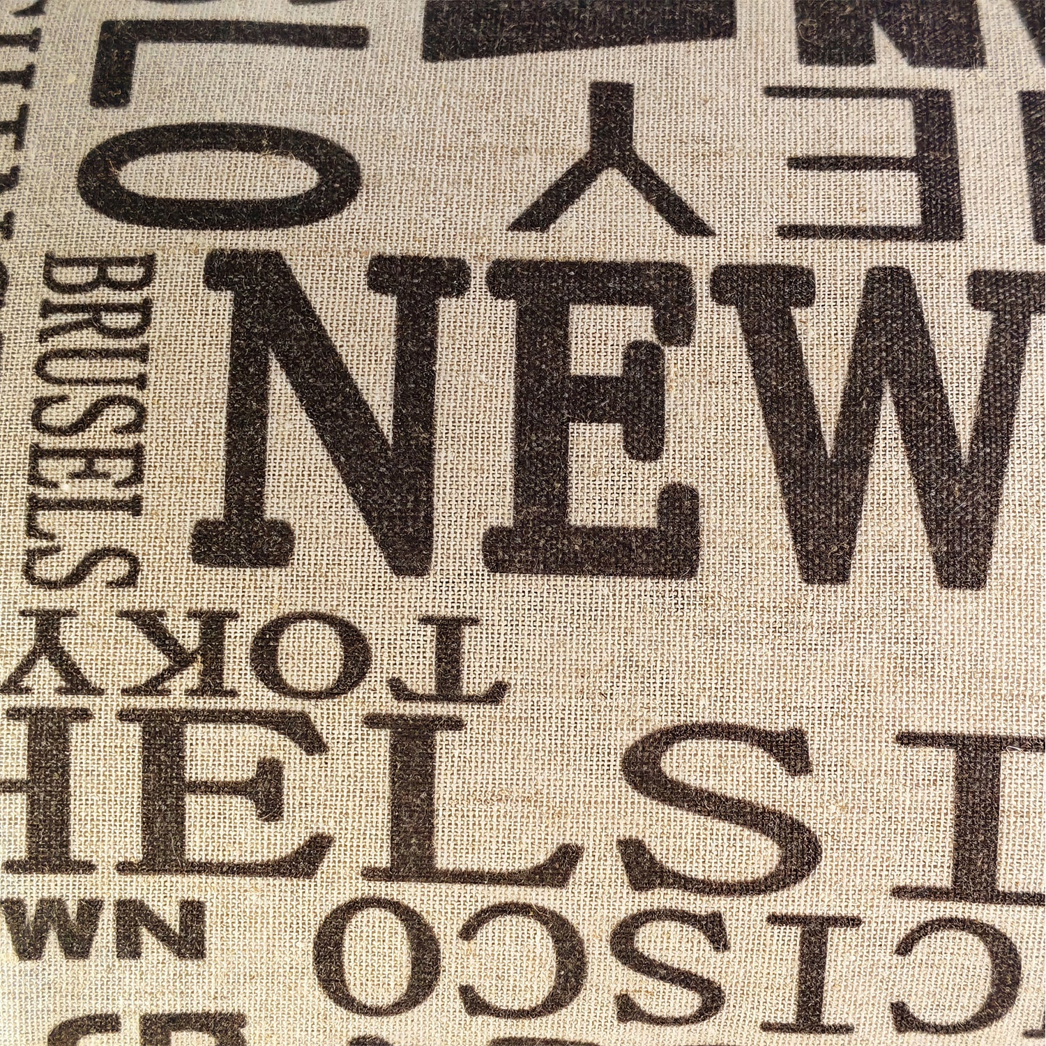 Cojin Lino Look Urban 30X50 Cities Hebra