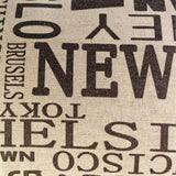 Cojin Lino Look Urban 30X50 Cities Hebra