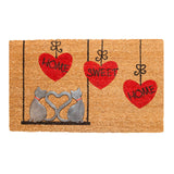 Limpiapiés Coco Rubber Design 45X75 Café 554800 DIB