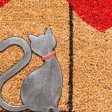 Limpiapiés Coco Rubber Design 45X75 Café 554800 DIB