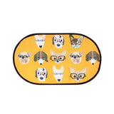 Limpiapiés Pets Design 35X60 Naranjo/Turquesa DIB