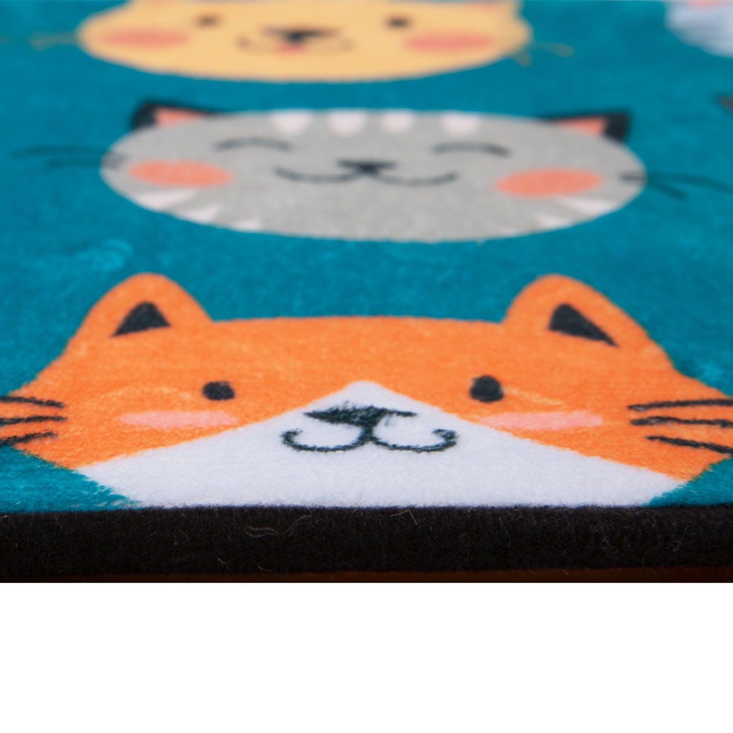Limpiapiés Pets Design 35X60 Naranjo/Turquesa DIB