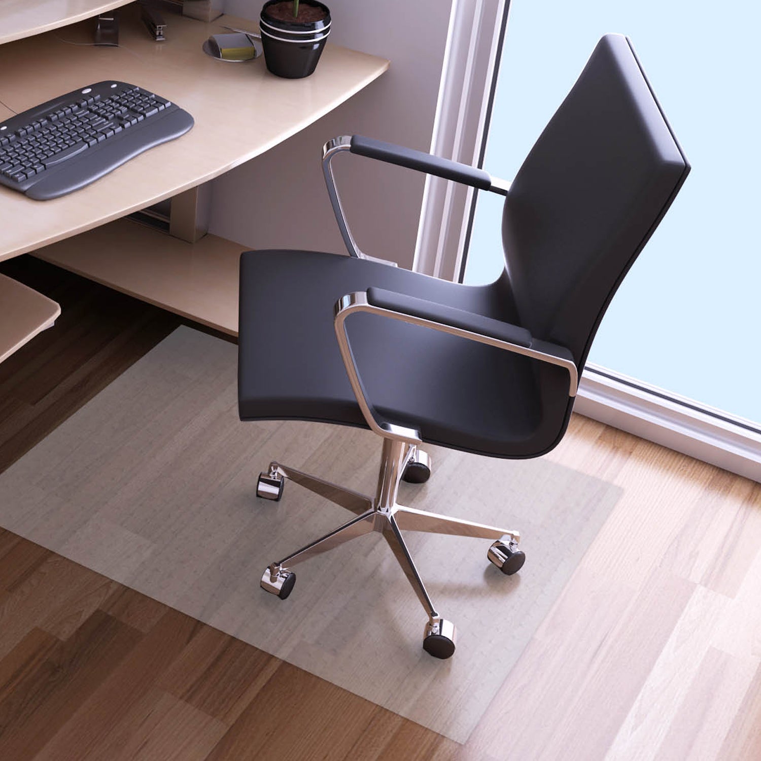 Protector Piso Duro Rectangular 090X120 DIB