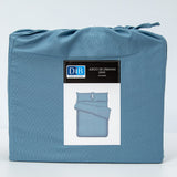 Sabanas Microfibra 2 Plazas Lisa Azul DIB