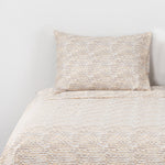 Sabanas Microfibra 1.5 Plaza Ladr. Crudo DIB