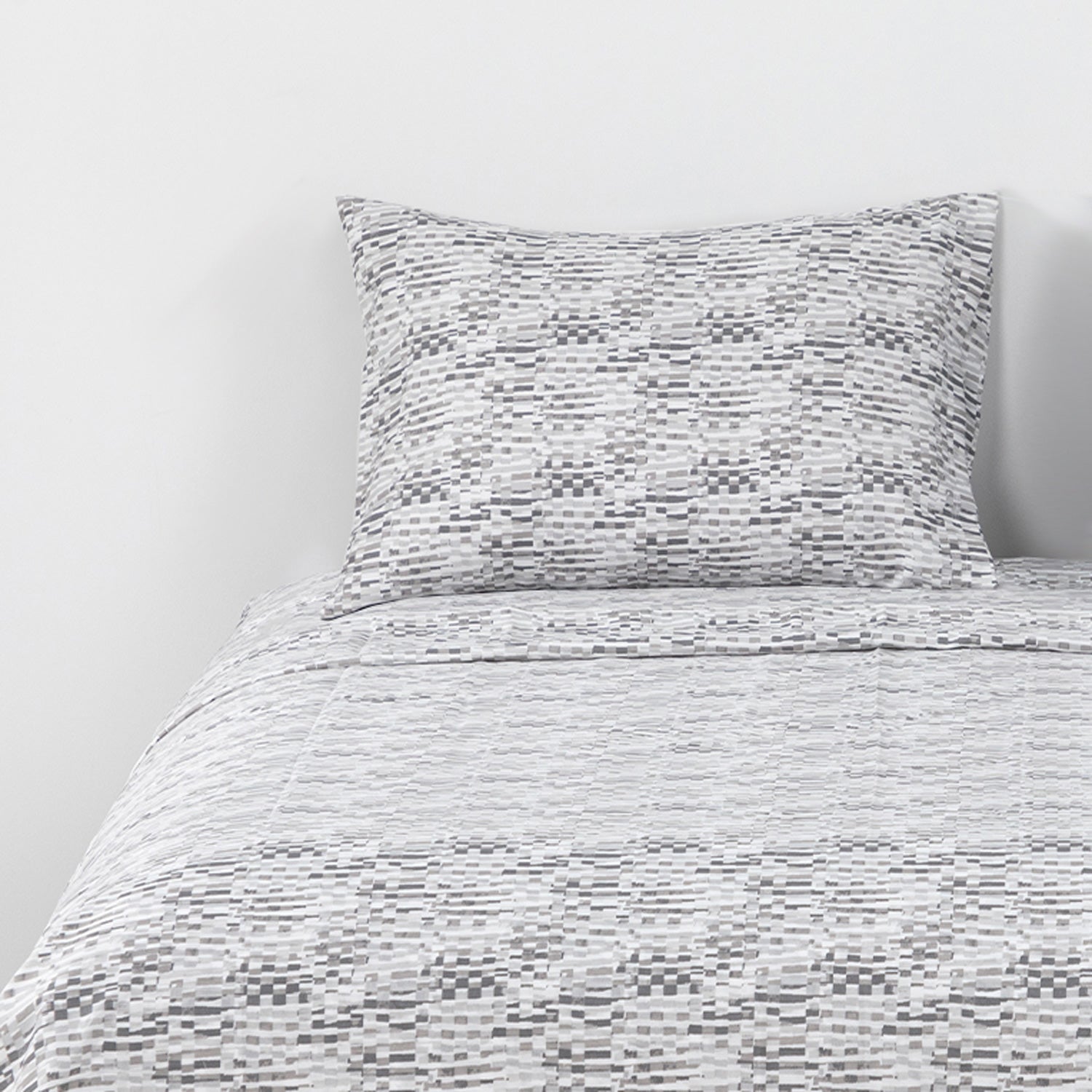 Sabanas Microfibra 1.5 Plaza Ladr.Gris DIB