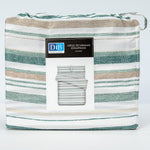 Sabanas Microfibra 2 Plazas Lineas Verde DIB