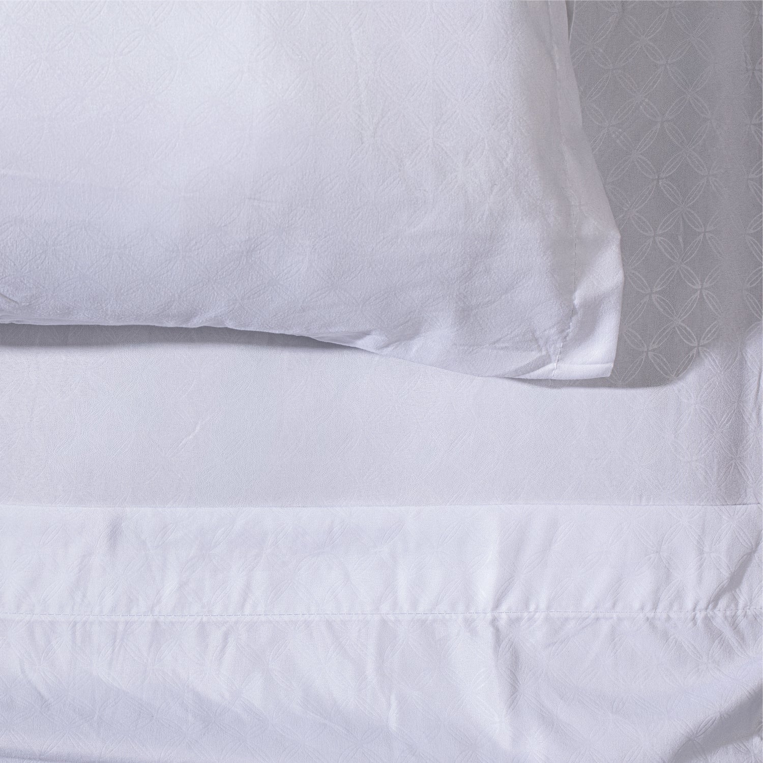 Sabanas Textura King Blanco DIB