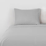 Sabanas Microfibra 1.5 Plaza Organic Gris Claro DIB