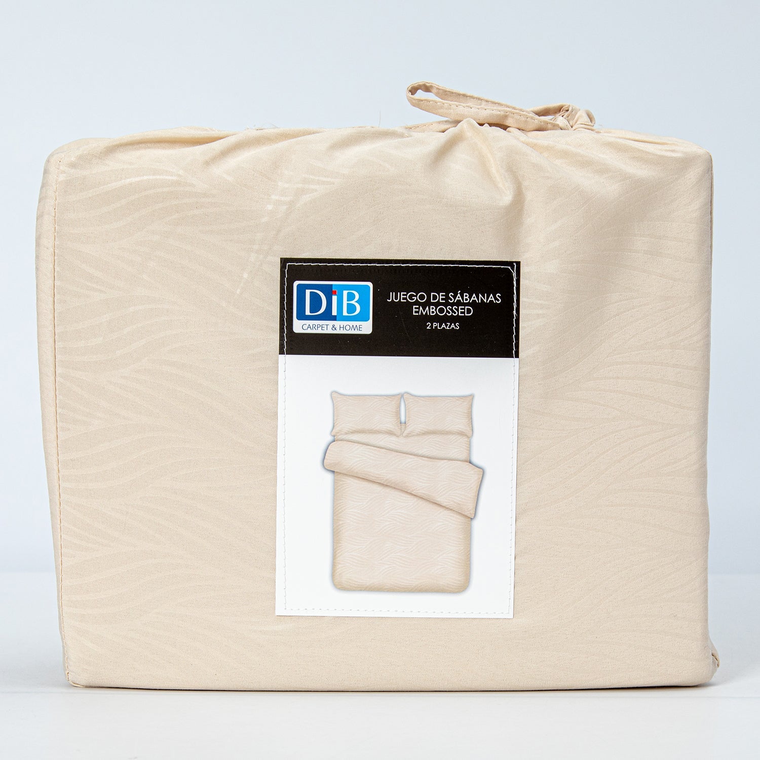 Sabanas Microfibra 2 Plazas Organic Crudo DIB