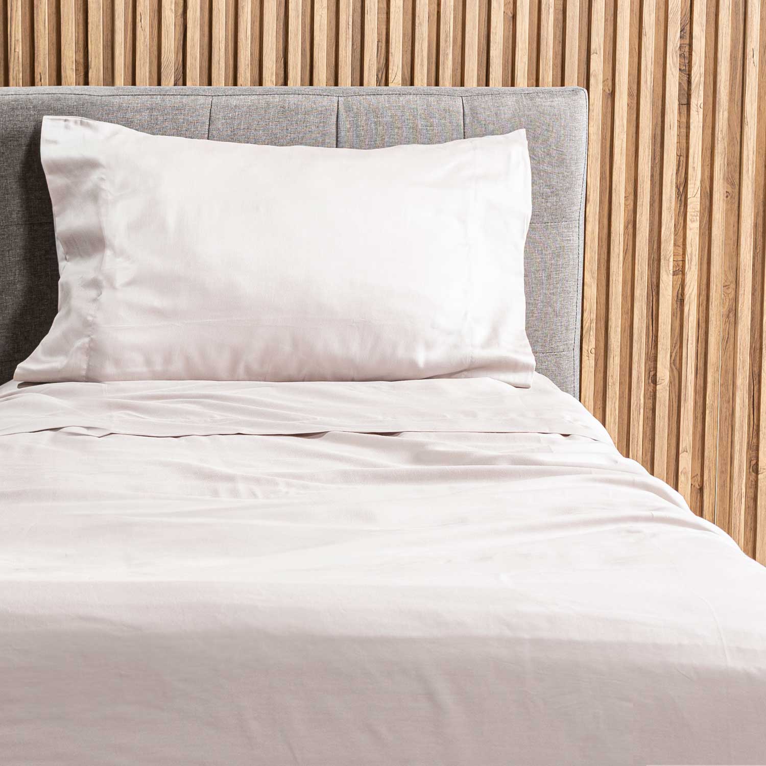 Sabanas 200H 1.5P Saten Gris Claro DIB