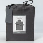 Sabanas 200H 1.5P Saten Gris Oscuro DIB